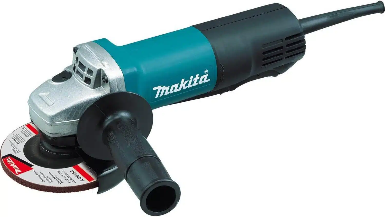 Makita 9557PB 4-1/2" Paddle Switch Angle Grinder, with AC/DC Switch