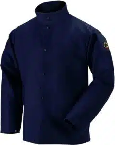 Black Stallion FN9-30C 30 9oz. Navy FR Cotton Welding Jacket