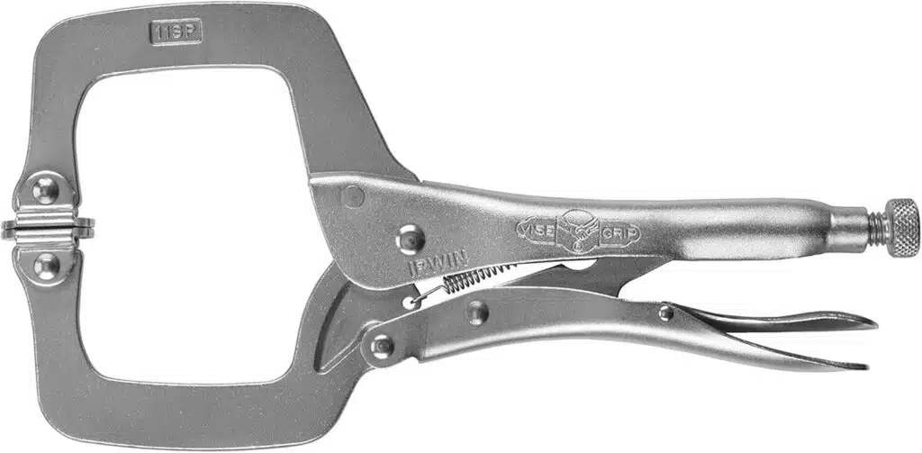 IRWIN VISE-GRIP Original Locking C-Clamp with Swivel Pads, 11, 20