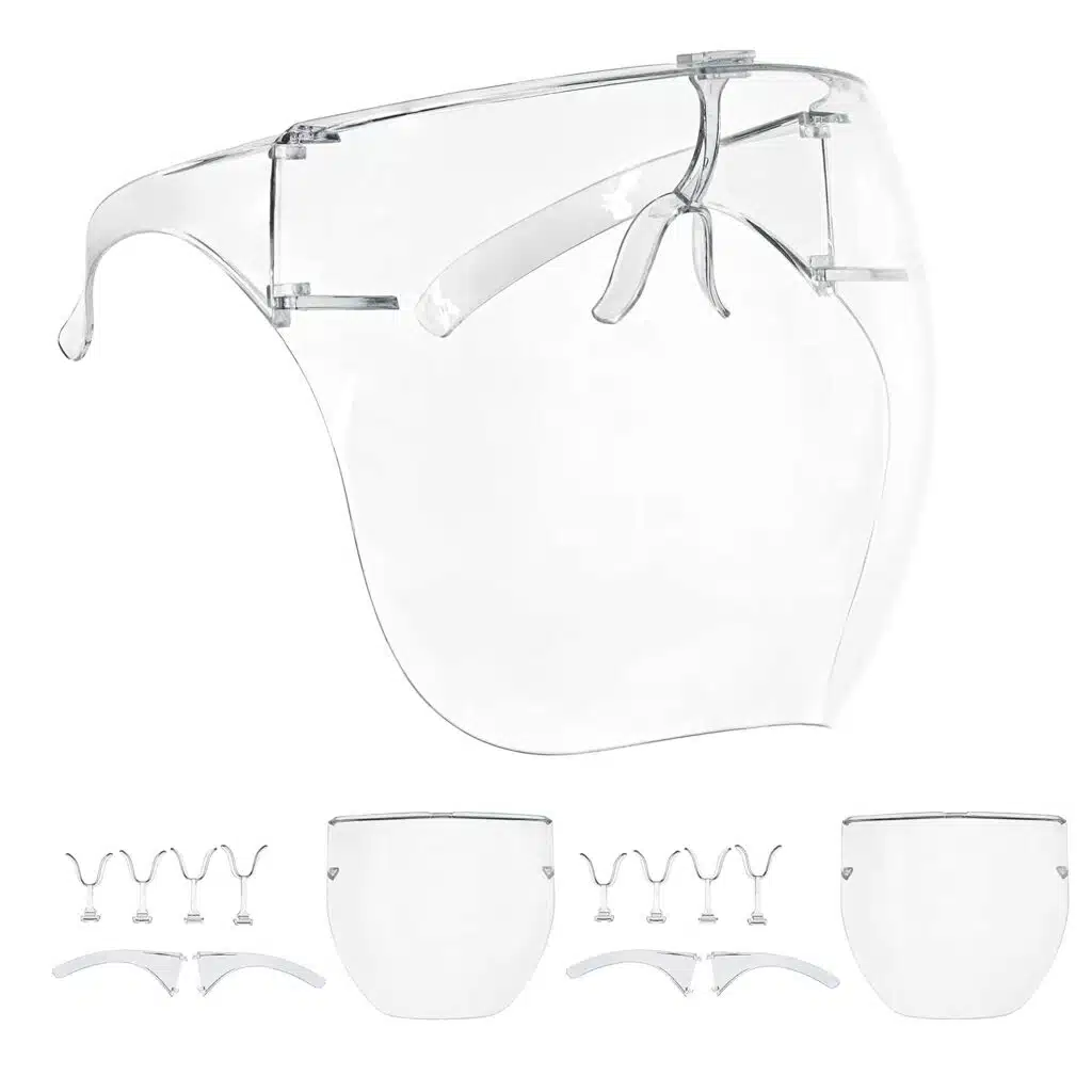 Salon World Safety (Pack of 3 Protective Face Shield Full Cover Visor