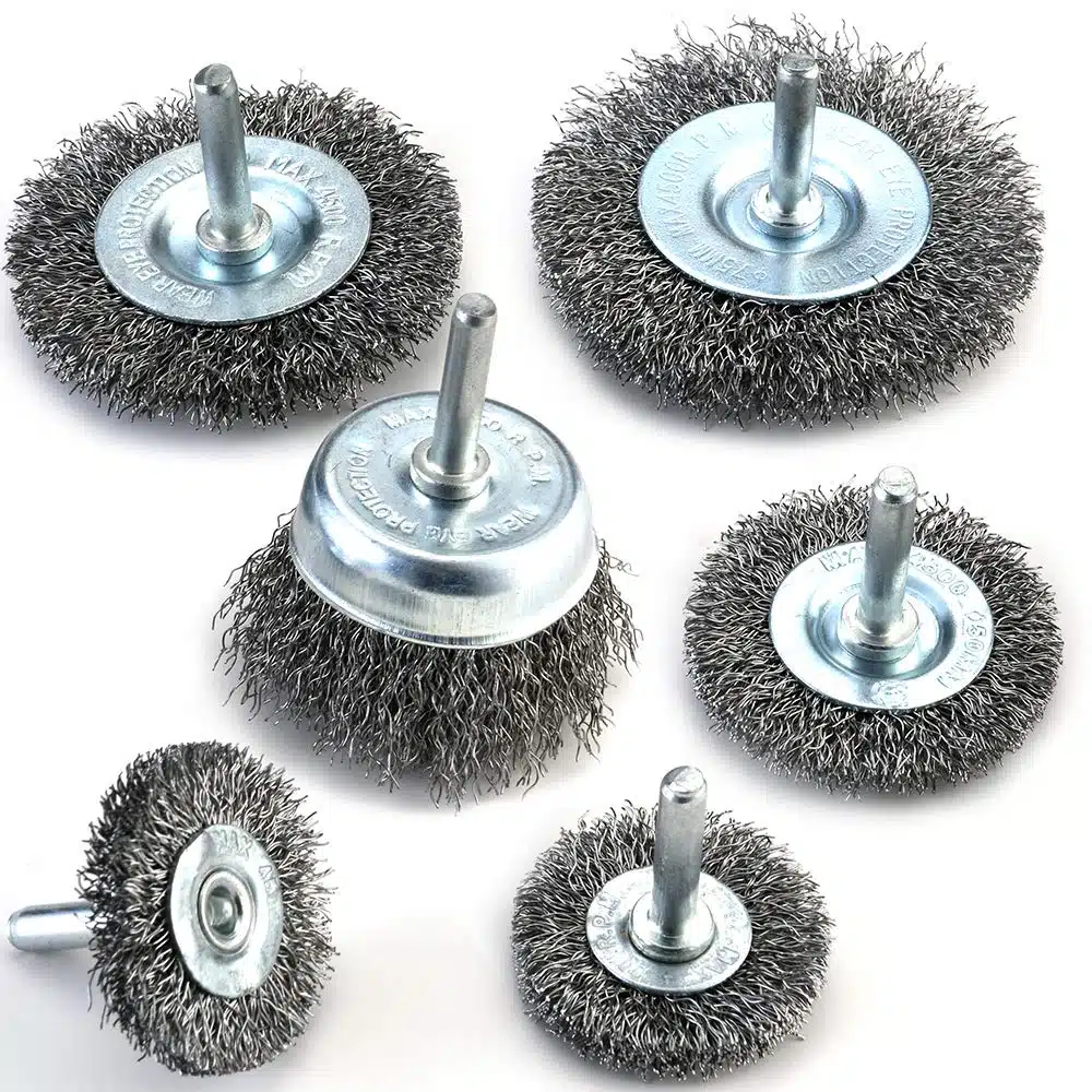 TILAX Wire Brush Wheel Cup Brush Set 6 Piece