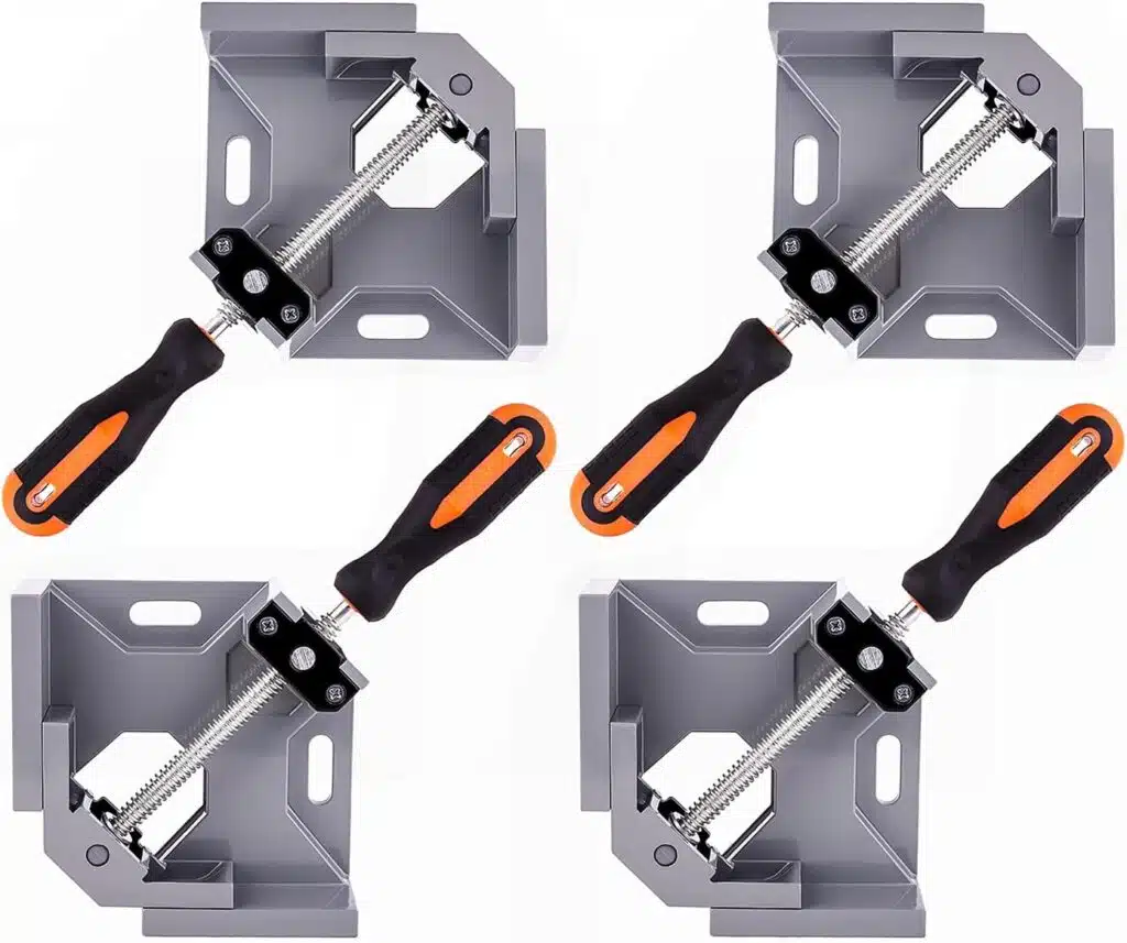 WYQYQ 4pcs Corner Clamp - Right Angle Clamp 90 Degree Wood Clamps For Woodworking