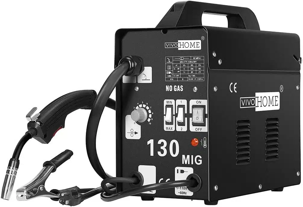 VIVOHOME MIG Welder 130 Flux Core Wire Automatic Feed Welding Machine