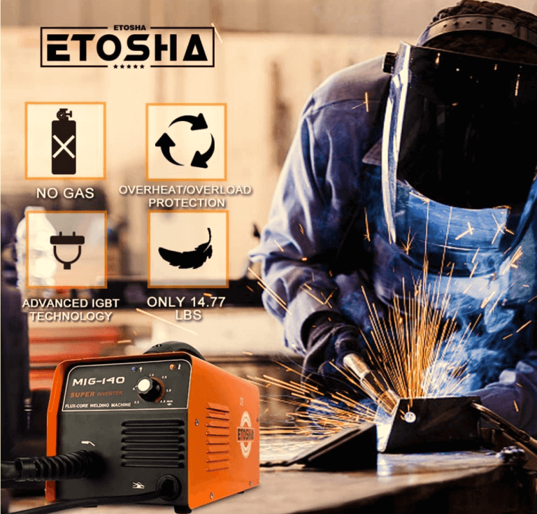 ETOSHA 140Amp MIG Welder Work