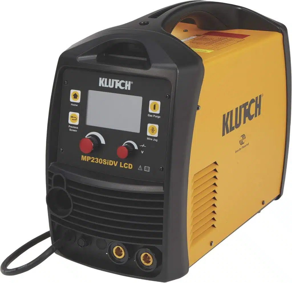 Klutch MP230SiDV Multi-Process Auto Body MIG Welder